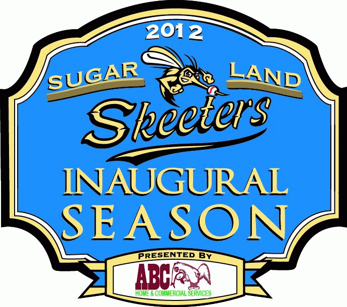 Sugar Land Skeeters 2012 Anniversary Logo iron on heat transfer